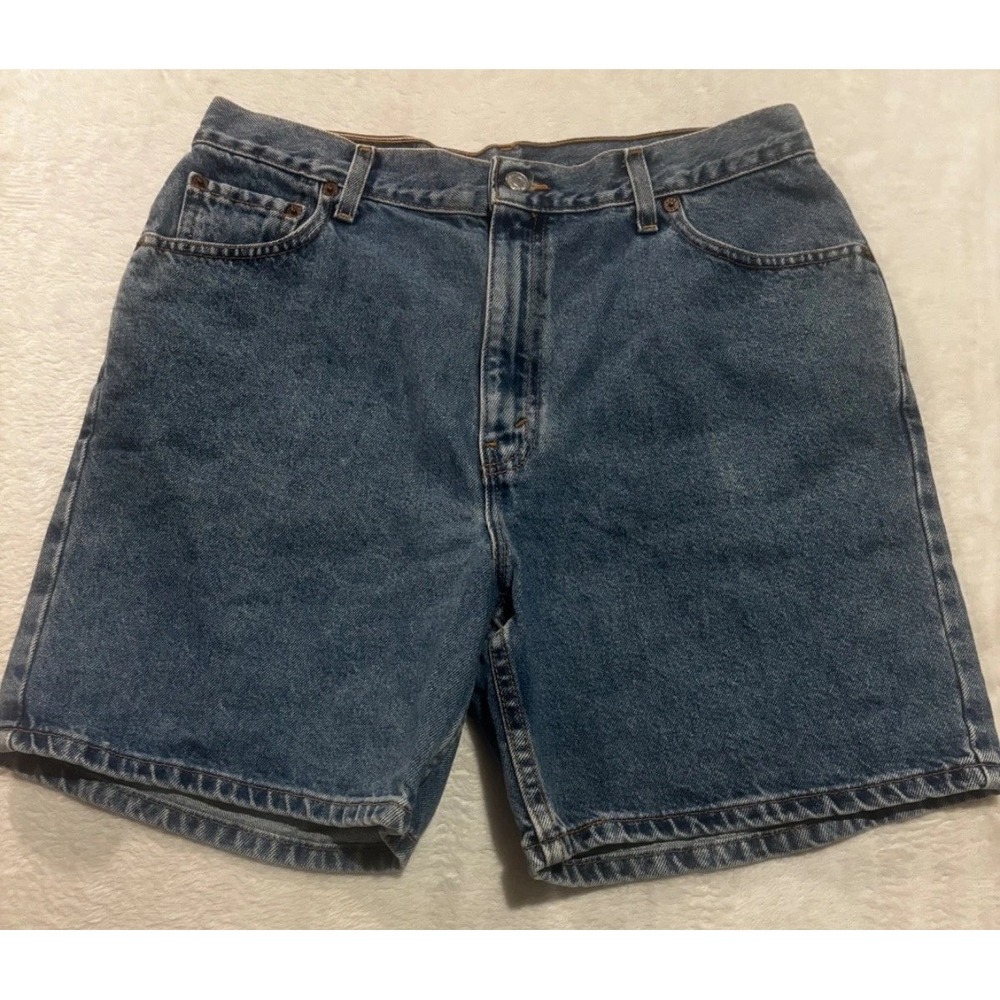Levis 550 Jean Shorts‎ Women's Mis 14 Mom Denim Vintage Relaxed Fit Blue 90s